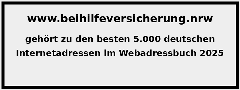 Preiswerte Beihilferversicherung NRW Köln